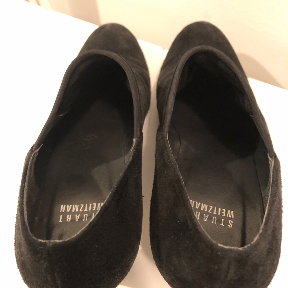 Stuart Weitzman black suede ankle booties 8.5B - Picture 4 of 6